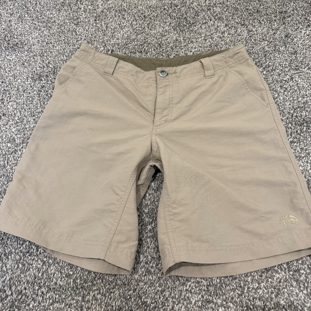The North Face W Khaki Outdoor Hiking Trail Shorts 6 Camping Gorpcore Trail
